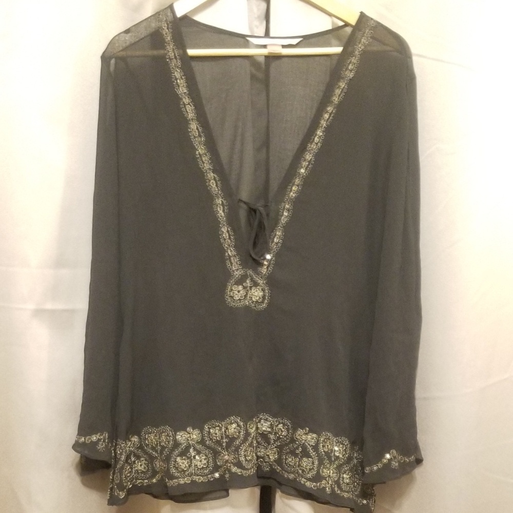 Embroidered Swimsuit cover up